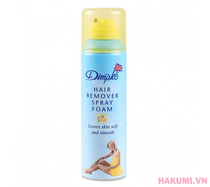 Kem Tẩy Lông Dạng Xịt Dimples Hair Removal Spray Foam 200ml 3